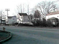 suburban winter street1980s 1990s A4 Photo Print