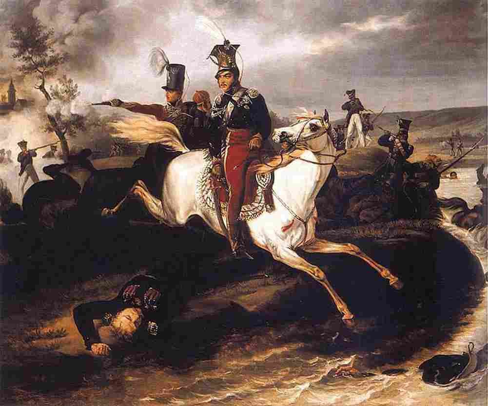 such Death of Poniatowski Art A4 Photo Print
