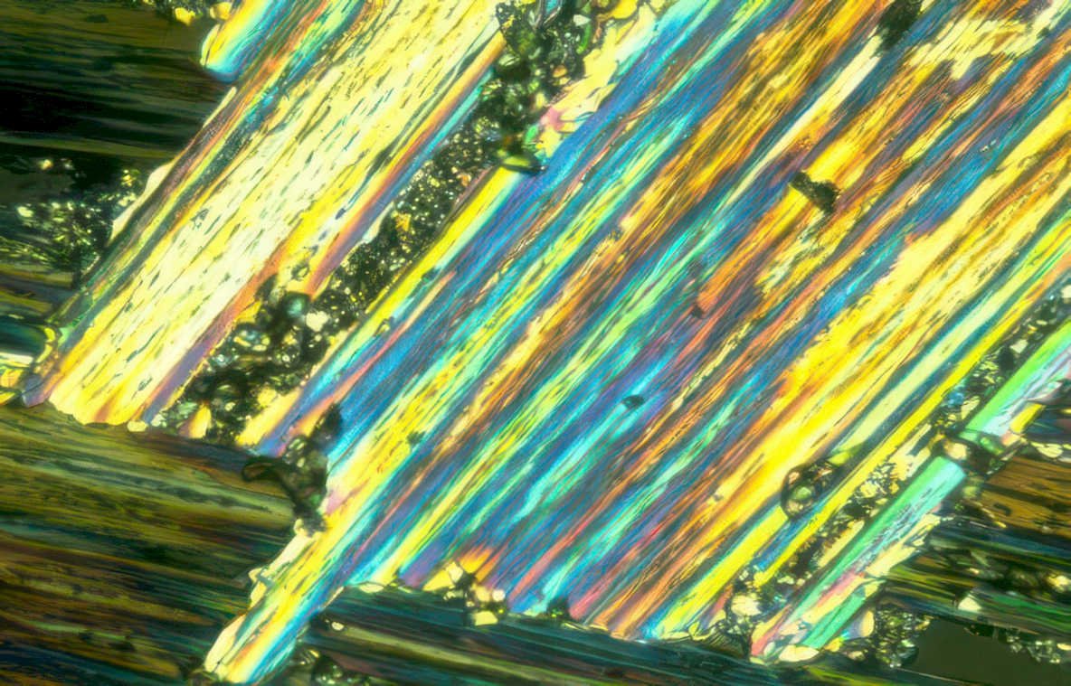sugar crystals birefringence Vintage A4 Photo Print