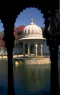 sukhadiya lake dome 1980s 1990s A4 Photo Print