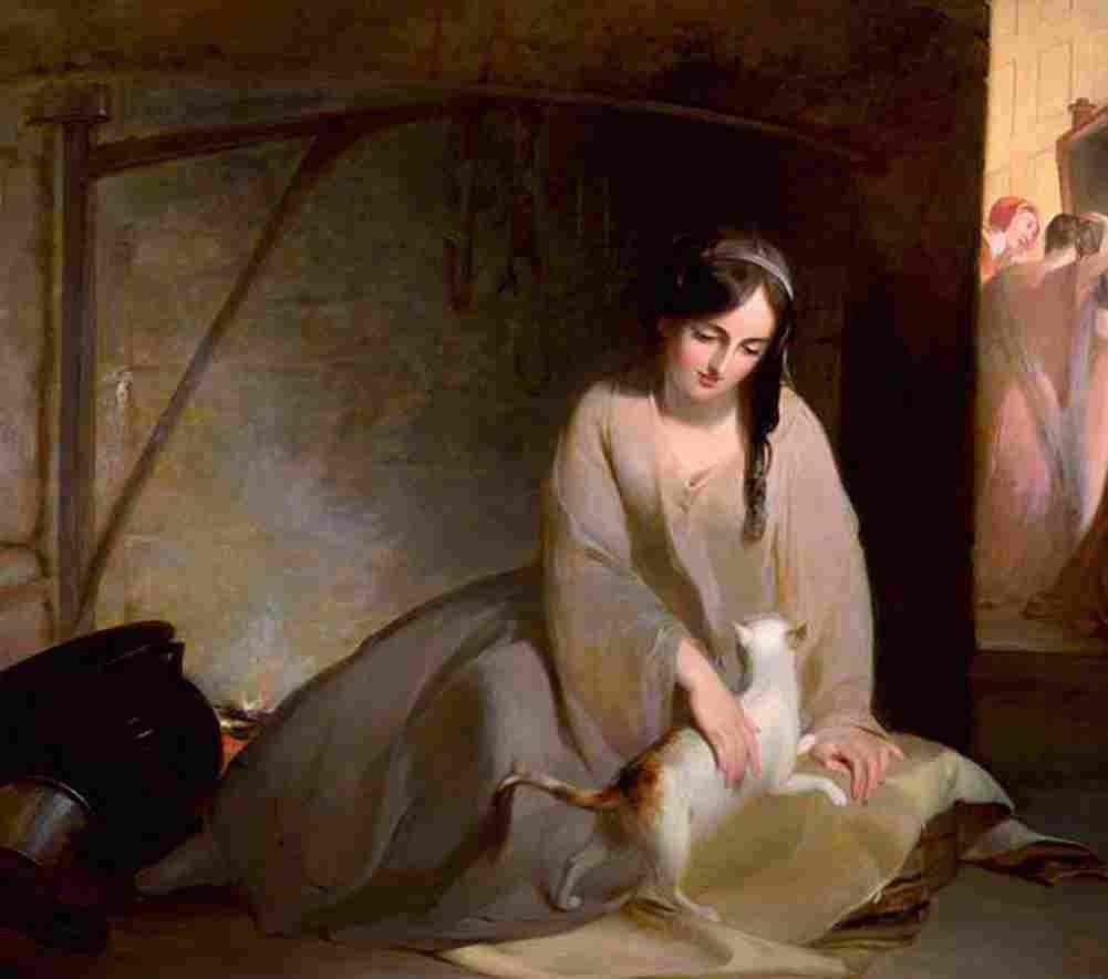 sully Cinderella at the Kitchen Fire Art A4 Photo Print