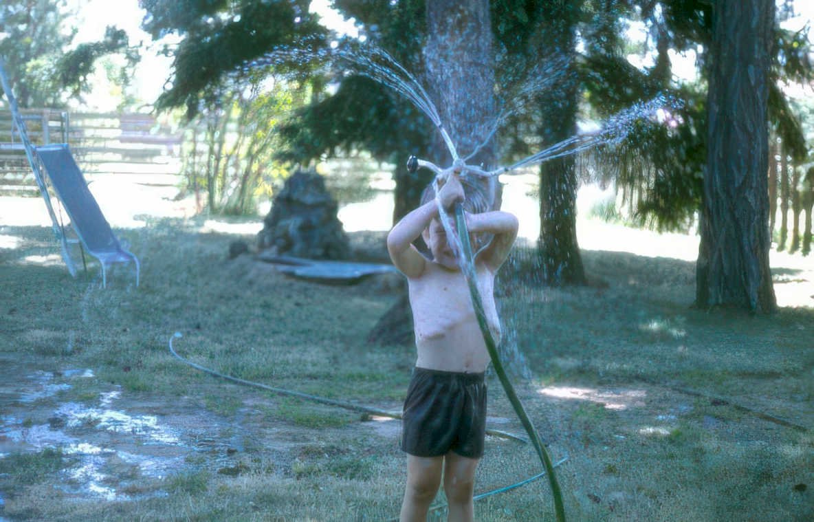 summer boy hose Vintage A4 Photo Print