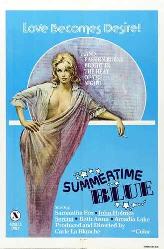 summertime blue  01 film star poster A4 Photo Print