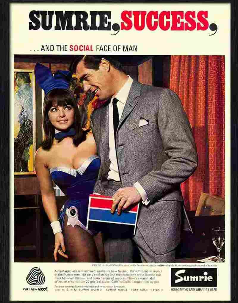 sumrie menswear 1960s Advert A4 Photo Print