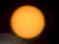 sunrise orangesun clouds1980s 1990s A4 Photo Print