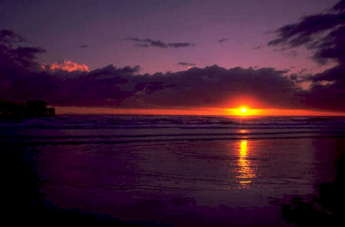 sunset beach golden 3 1980s 1990s A4 Photo Print 42