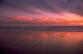 sunset beach ocean 1980s 1990s A4 Photo Print