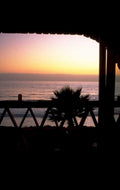 sunset beach silhouette 2 1980s 1990s A4 Photo Print 44
