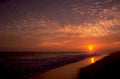 sunset beach sky 4 1980s 1990s A4 Photo Print