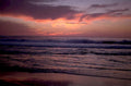 sunset beach waves 4 1980s 1990s A4 Photo Print