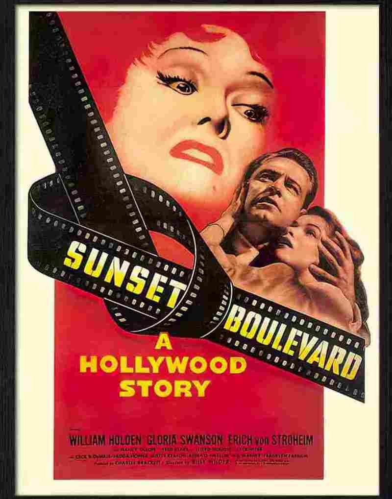 sunset boulevard billy wilder movie poster Advert A4 Photo Print