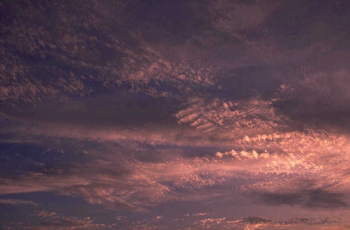 sunset clouds colorado 1980s 1990s A4 Photo Print