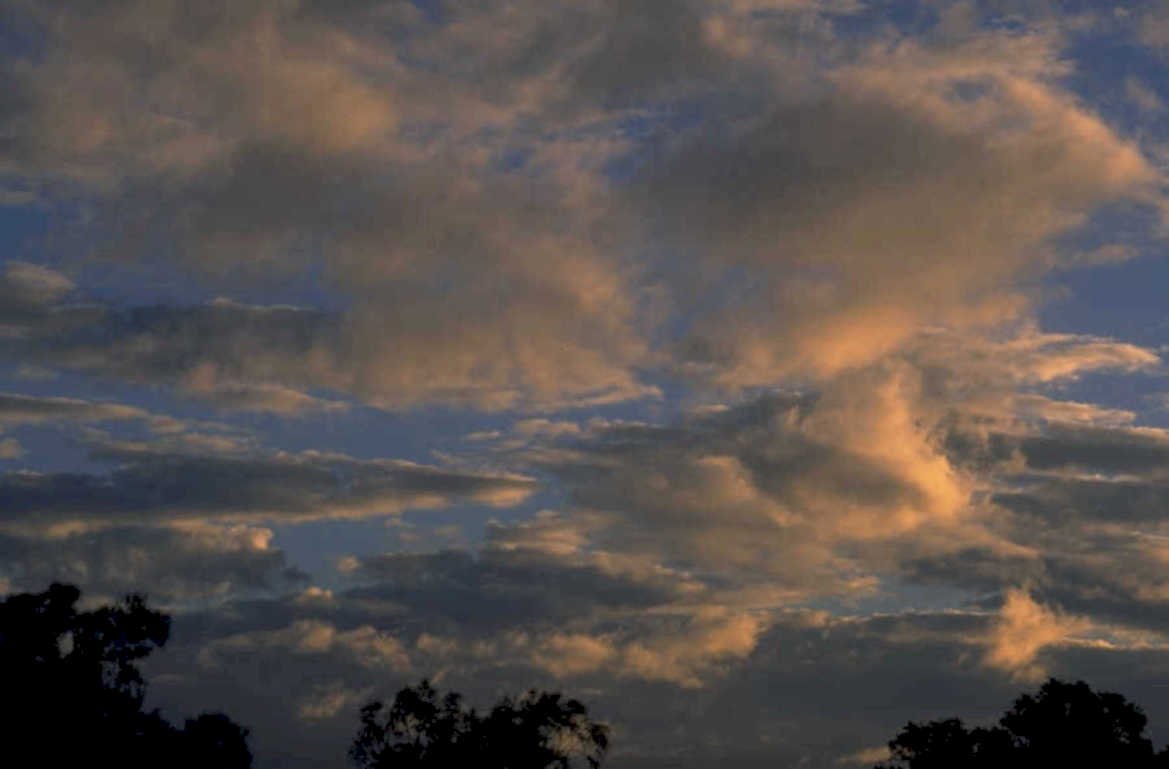 sunset clouds everglades 1980s 1990s A4 Photo Print
