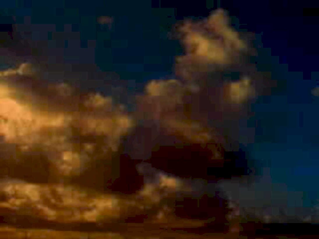 sunset clouds golden1980s 1990s A4 Photo Print