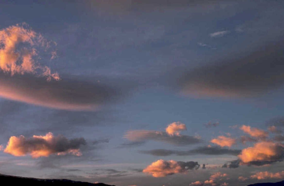 sunset clouds sky 1 1980s 1990s A4 Photo Print 42