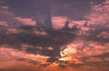 sunset clouds sky 1 1980s 1990s A4 Photo Print 43