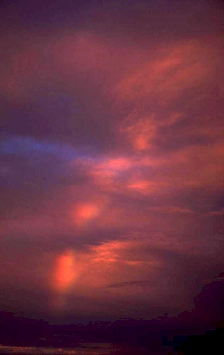 sunset clouds sky 1 1980s 1990s A4 Photo Print 44