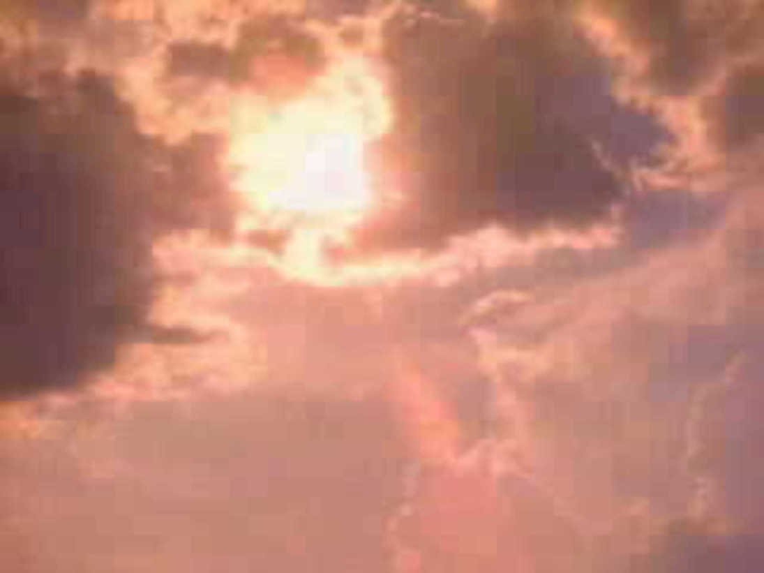 sunset clouds sky 11980s 1990s A4 Photo Print 42