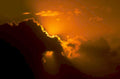 sunset clouds sky 2 1980s 1990s A4 Photo Print 42