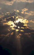 sunset clouds sky 2 1980s 1990s A4 Photo Print 43