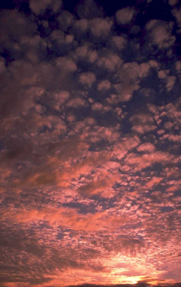 sunset clouds sky 2 1980s 1990s A4 Photo Print 44