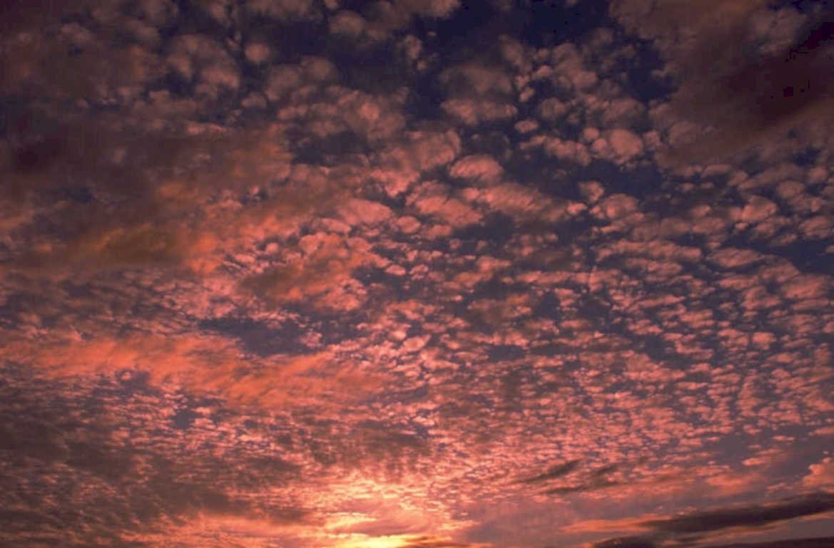 sunset clouds sky 4 1980s 1990s A4 Photo Print 42