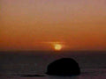 sunset coast rocks1980s 1990s A4 Photo Print