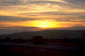 sunset desert horizon 1980s 1990s A4 Photo Print