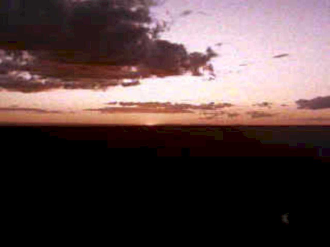 sunset horizon sky 21980s 1990s A4 Photo Print