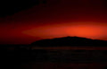 sunset island birds Vintage A4 Photo Print