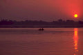 sunset kayaking river 1980s 1990s A4 Photo Print