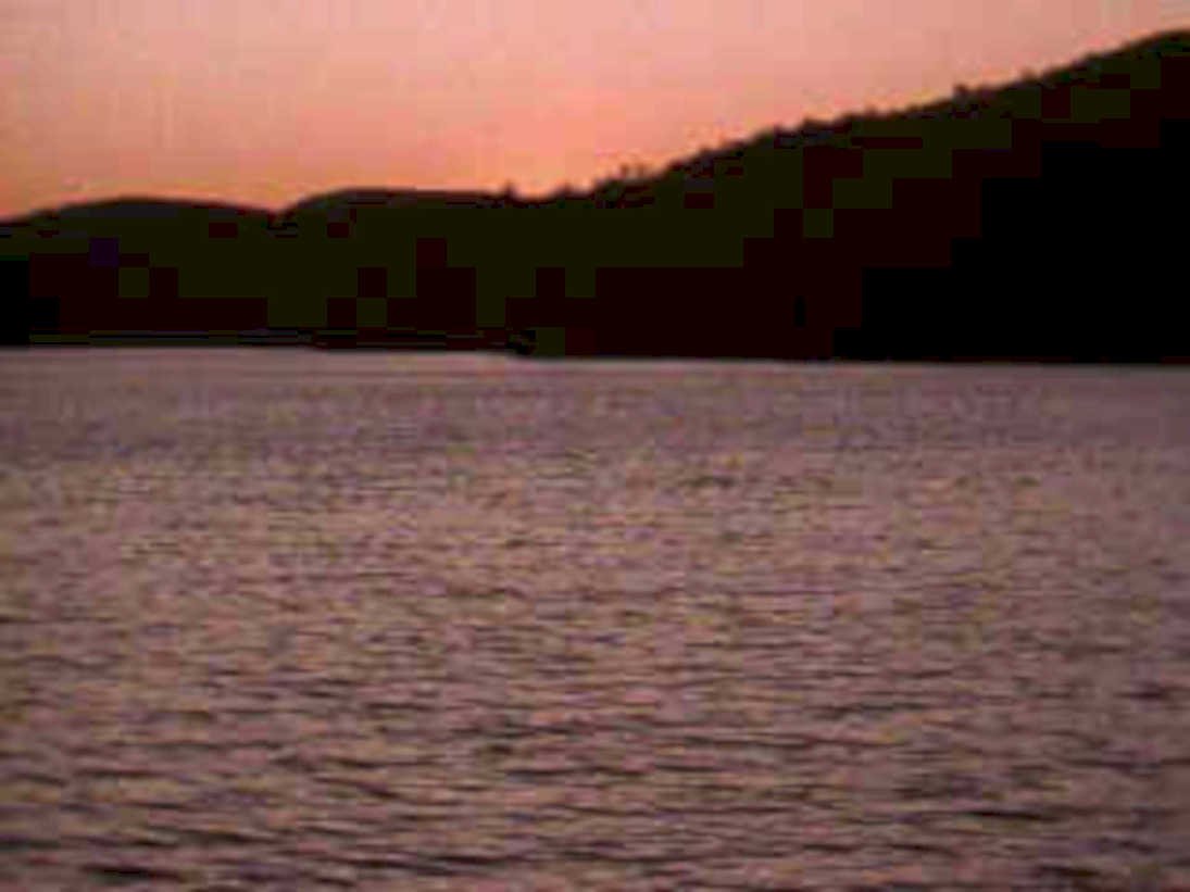 sunset lake hills1980s 1990s A4 Photo Print