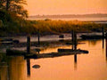 sunset marsh reflection1980s 1990s A4 Photo Print