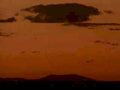 sunset mountain scape1980s 1990s A4 Photo Print