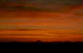 sunset mountain sky 2 Vintage A4 Photo Print