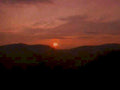 sunset mountain sky 21980s 1990s A4 Photo Print