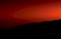 sunset mountains coast Vintage A4 Photo Print