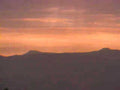 sunset mountains sierra1980s 1990s A4 Photo Print