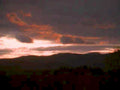 sunset mountains sky 11980s 1990s A4 Photo Print
