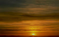 sunset mountains sky 2 Vintage A4 Photo Print