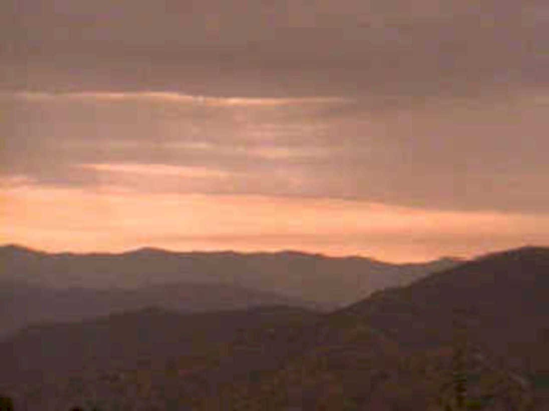 sunset mountains sky 31980s 1990s A4 Photo Print
