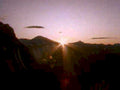 sunset mountains sky 61980s 1990s A4 Photo Print