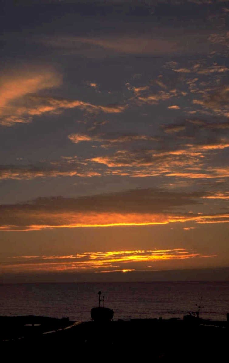 sunset ocean clouds 1 1980s 1990s A4 Photo Print 42