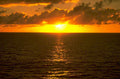 sunset ocean clouds 1 1980s 1990s A4 Photo Print