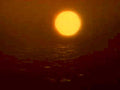 sunset ocean golden1980s 1990s A4 Photo Print