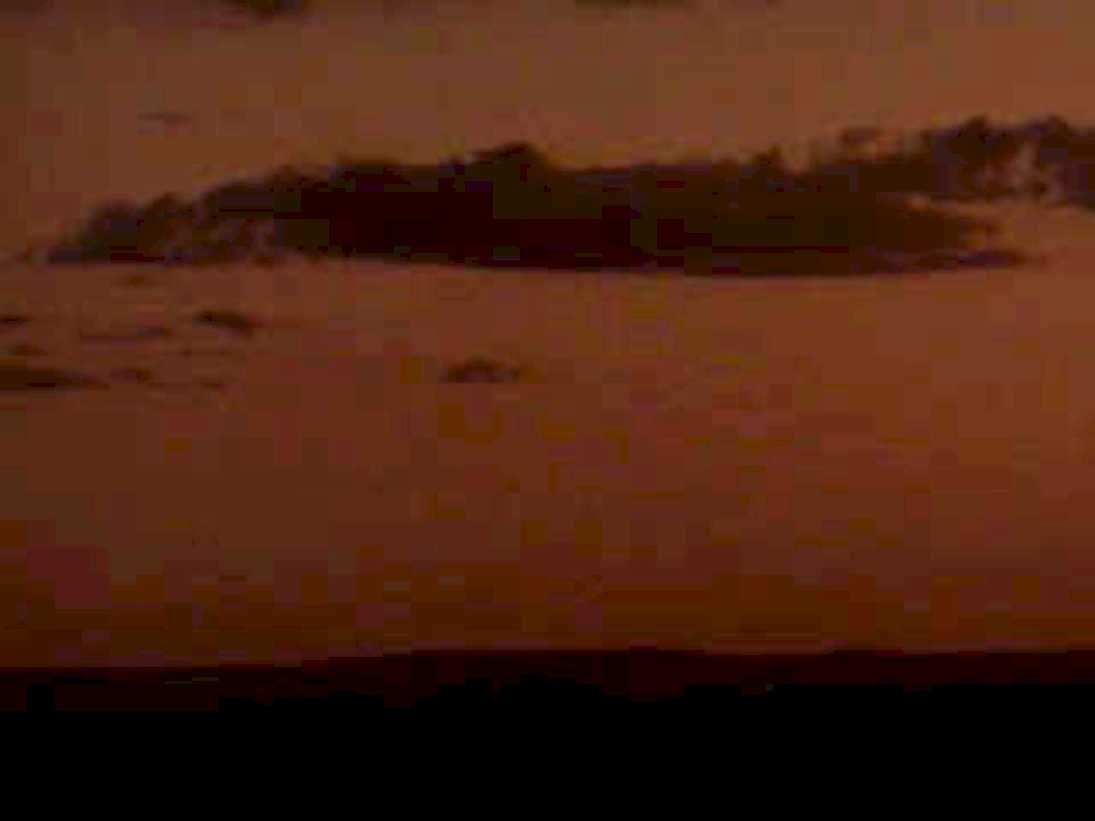 sunset ocean hills1980s 1990s A4 Photo Print