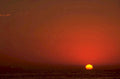 sunset ocean horizon 1980s 1990s A4 Photo Print