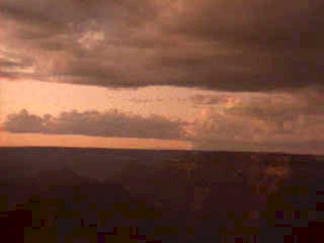 sunset ocean horizon1980s 1990s A4 Photo Print