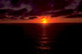 sunset ocean redsky 1980s 1990s A4 Photo Print