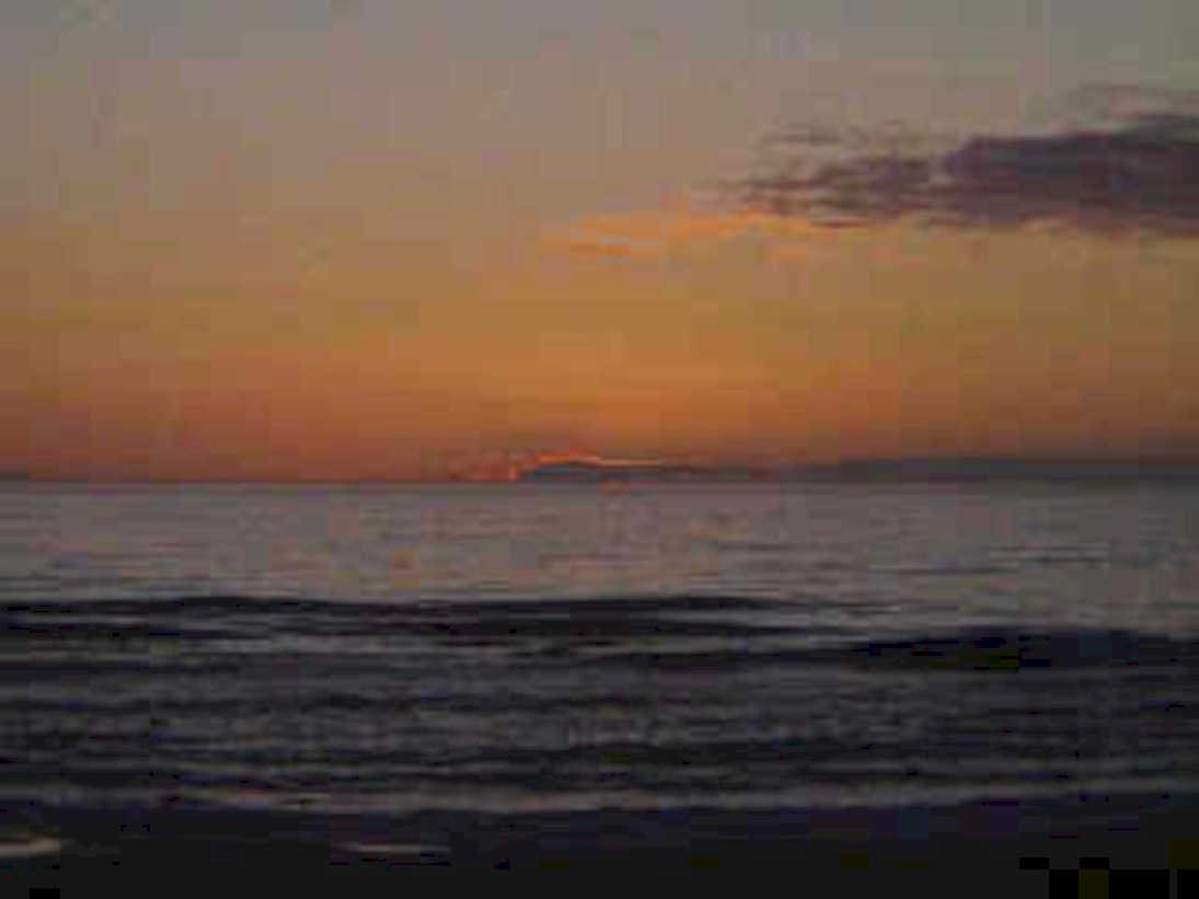 sunset ocean sky 11980s 1990s A4 Photo Print